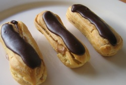 Les éclairs au chocolat